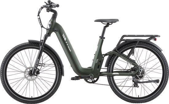 TTGO E-SUVO E-bike - 25 km/u - 27.5inch - 100km actieradius - 250W motor - 48V15Ah accu - 70NM - groen van TTGO — afbeelding 3