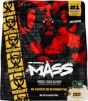 Zwarte zak met rode en gele grafische elementen. Een demonische ramkop is prominent aanwezig, met "Mutant" en "The Original MASS" logo's.