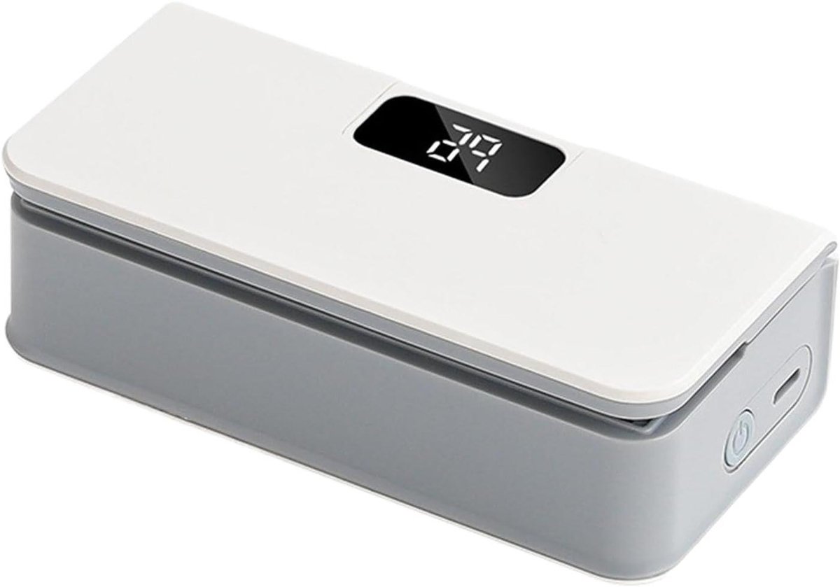Mini Zegelapparaat - Zaksluiting Snijder - Voedsel Vers Houden - Intelligente Temperatuurregeling - 12.5 cm - Wit