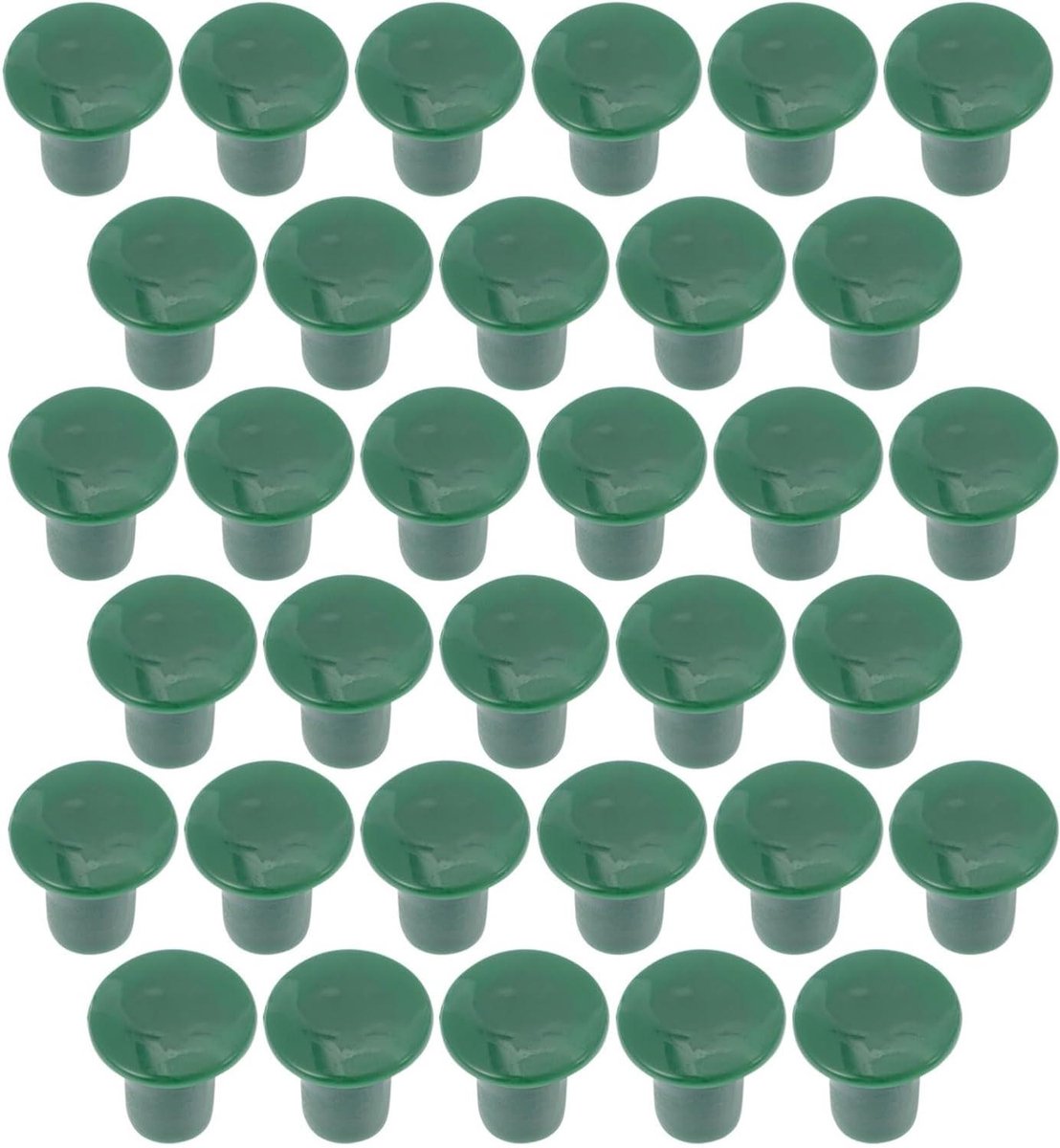 Plant Steun Stokken - Palen Covers - Planten Beschermen - Voorkomt Water Schade - 36 Stuks - Groen