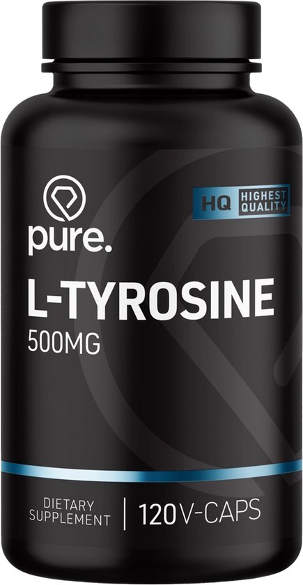 Pure. - L-Tyrosine - semi-essentieel aminozuur - 500mg per capsule
