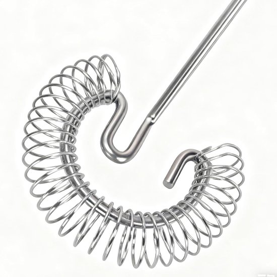 Handmixer Keuken - Spatel Klopper - Beslag Maken - Ergonomische Handgreep - 27 cm - Zilver — afbeelding 2