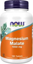 Now Foods - Magnesium Malate 1000mg - 180 Tabletten
