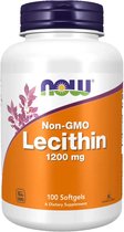 Now Foods Lecithin 1200mg (100 softgels) Unflavoured - Vitaminen, mineralen & gezondheid - Vitaminen & Mineralen Complex