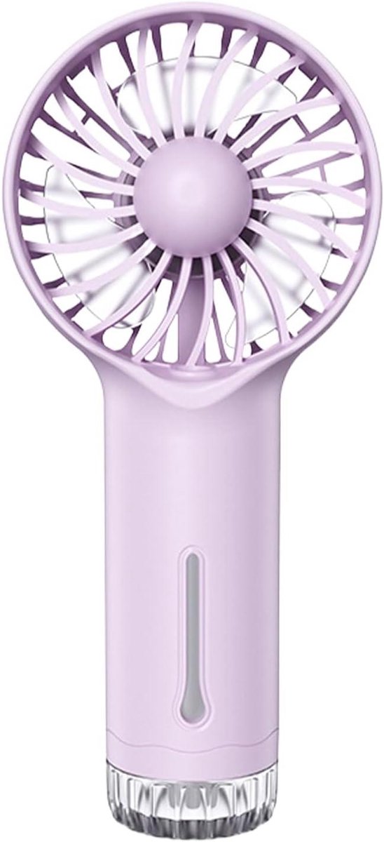 Ventilator met Mist - Vernevelaar Koeler - Persoonlijke Verkoeling - Drie Snelheden - 168 cm - Paars