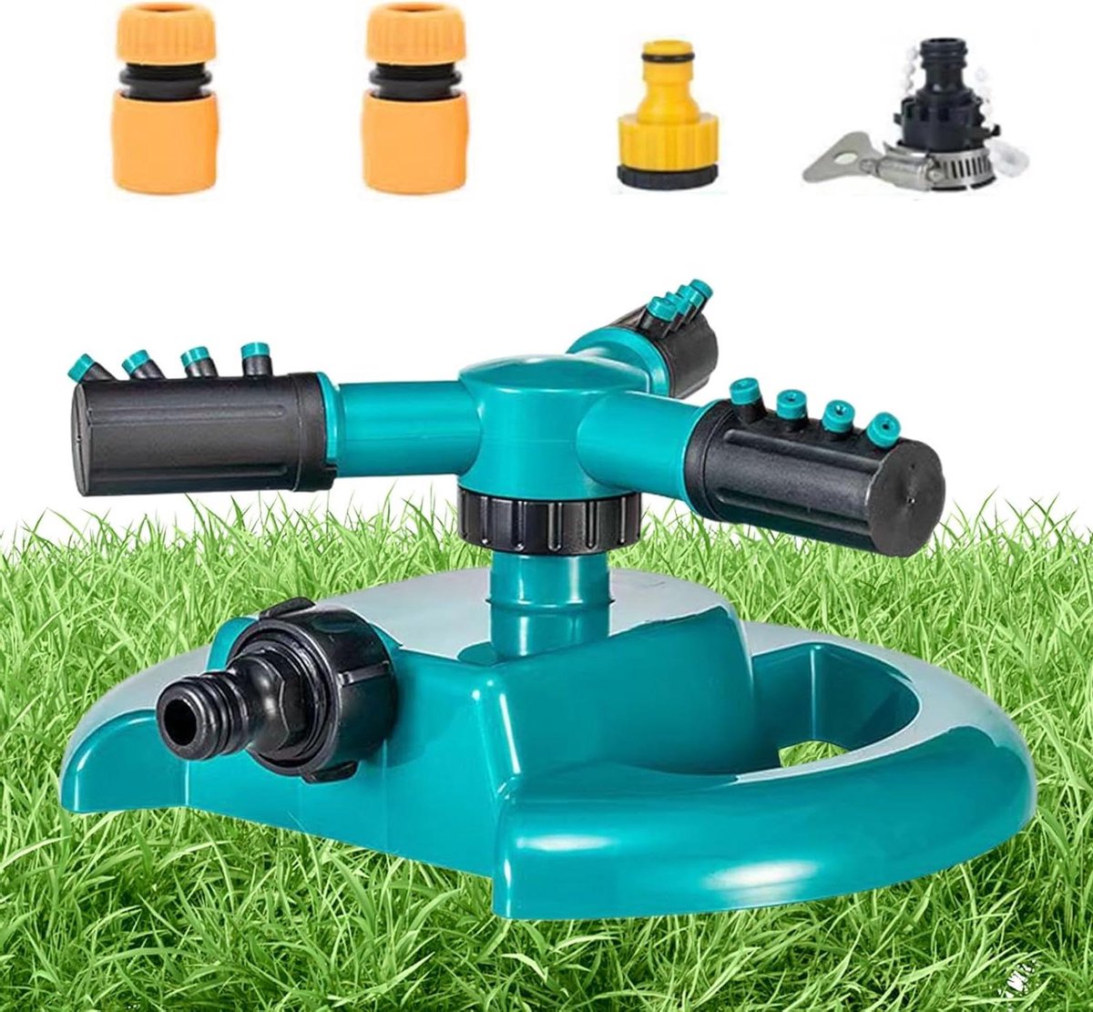 Gazon Sprinklers - Tuin Besproeiers - Gazon Irrigatie - 360 Graden Rotatie - 90 Meter Bereik - Blauw