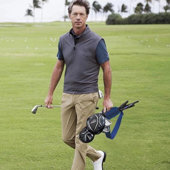 Golfclub Draagtas - Golf Sleeve Reistas - Golf Wandelen - Geïntegreerd Standaardsysteem - Lichtgewicht Ontwerp - Blauw — afbeelding 2