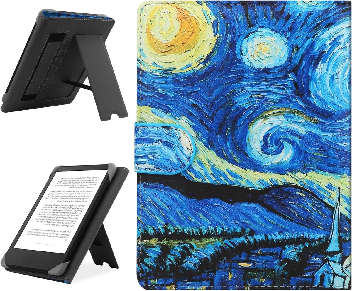 Universele Beschermhoes voor 6.8 Inch en 7 Inch E-Readers - Geschikt voor Kindle, Kobo en PocketBook - Duurzame E-Book Reader Cover met Stijlvolle Bescherming
