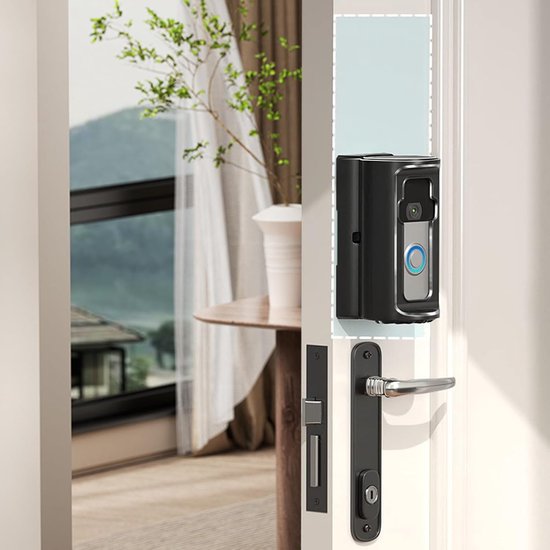 Ring Deurbel - Camera Beveiliging - Huisbewaking Thuis - Tweewegs Audio - HD Video - Zwart — afbeelding 5
