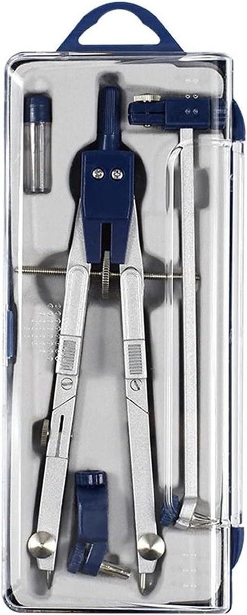 Tekengereedschap Kompas - Precisie Tekenset - Tekenen en Tekenen - Universele Adapter - 165 cm - Metaal