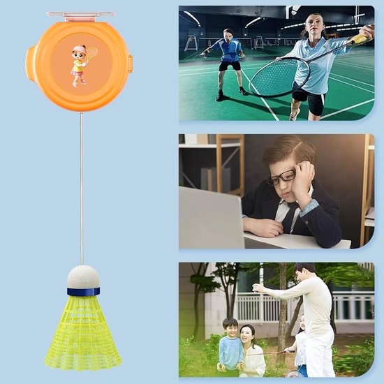 Badminton Trainingshulp - Trainer Hulpstuk - Vaardigheden Verbeteren - Automatische Terugslag - 8 x 4 cm - Niet gespecificeerd — afbeelding 2