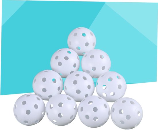 Oefengolfballen - Luchtballen - Buiten Trainen - Beperkte Vlucht - 24 Stuks - Wit — afbeelding 5