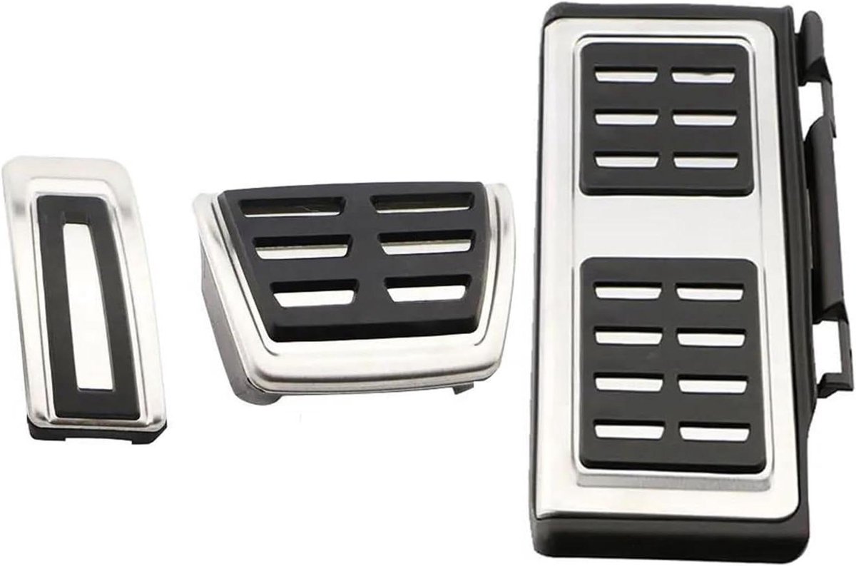 Pedaalhoezen Set - Auto Interieur - Veilig Rijden - Antislip Oppervlak - 3 Stuks - One Color