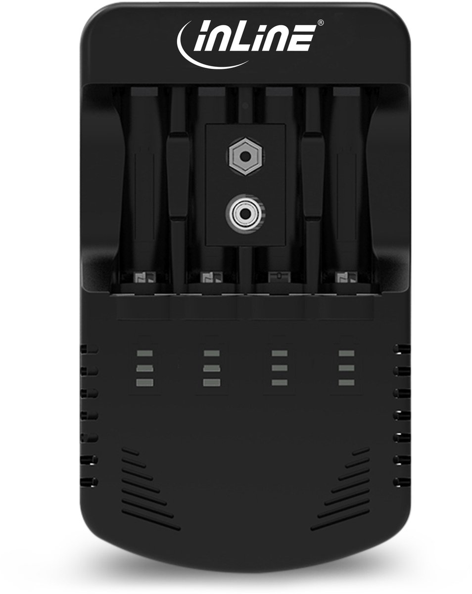 InLine® Battery Charger NiMH/NiCd, AA AAA and 9V