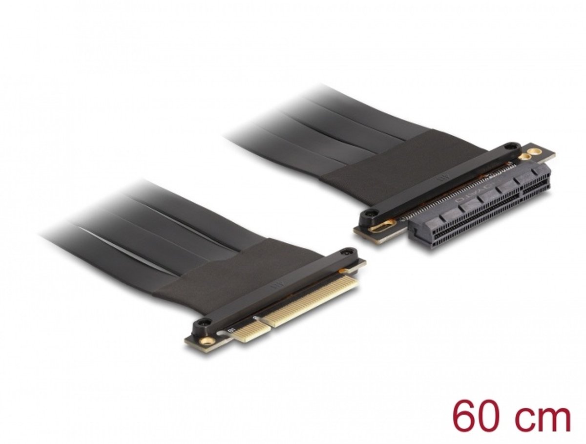 Delock Riser Card PCI Express x8 male to x8 slot with cable 60 cm