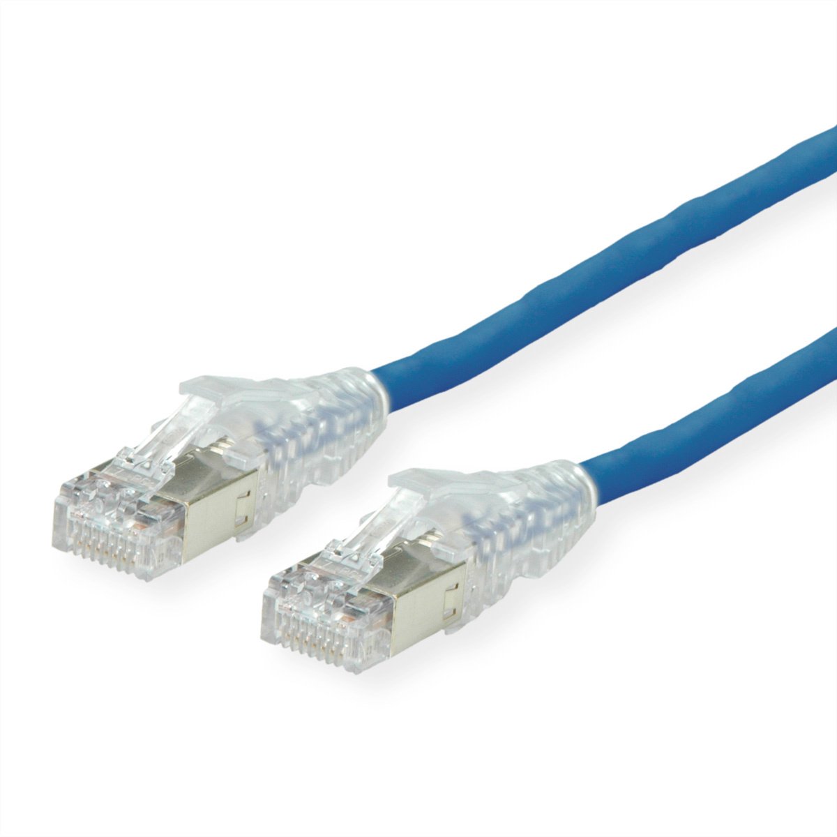 DÄTWYLER Patchkabel Kat.6A (Class EA) S/FTP, CU 7702 flex LSOH, AMP v2, blau, 0,5 m