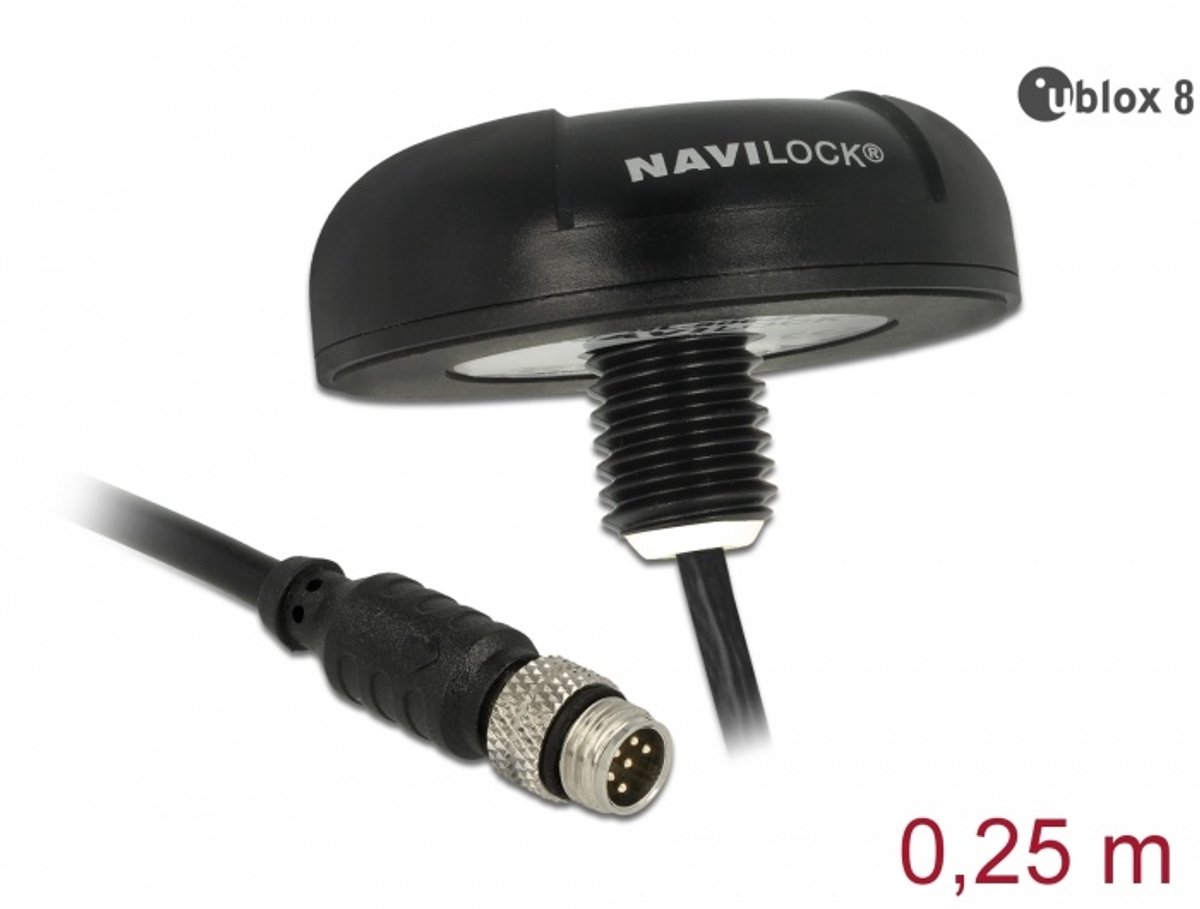 Navilock NL-8338P M8 Serial PPS Multi GNSS Receiver u-blox 8 0.25 m