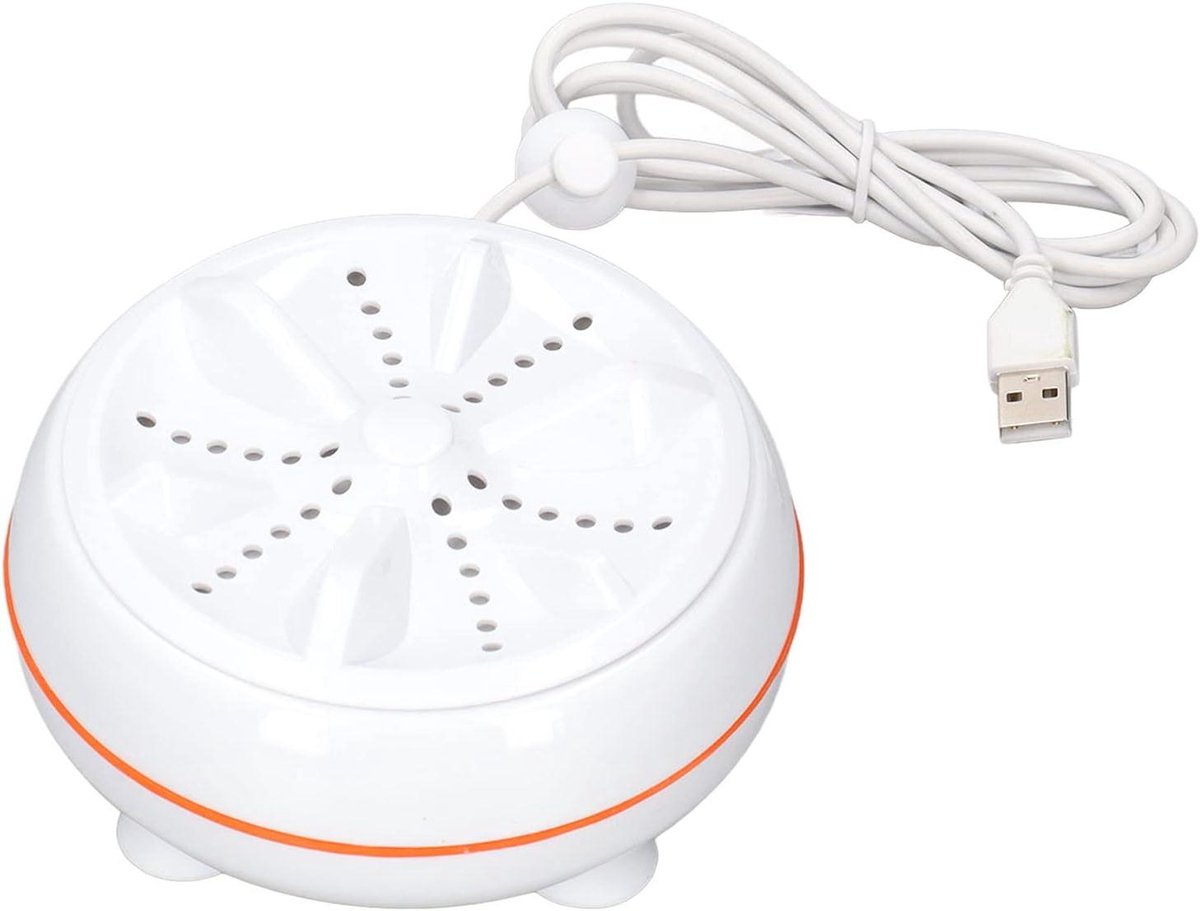 Mini Wasmachine - Ultrasoon Apparaat - Handwas Ondersteuning - 50s Reverse Cycle - 5kg Capaciteit - Wit
