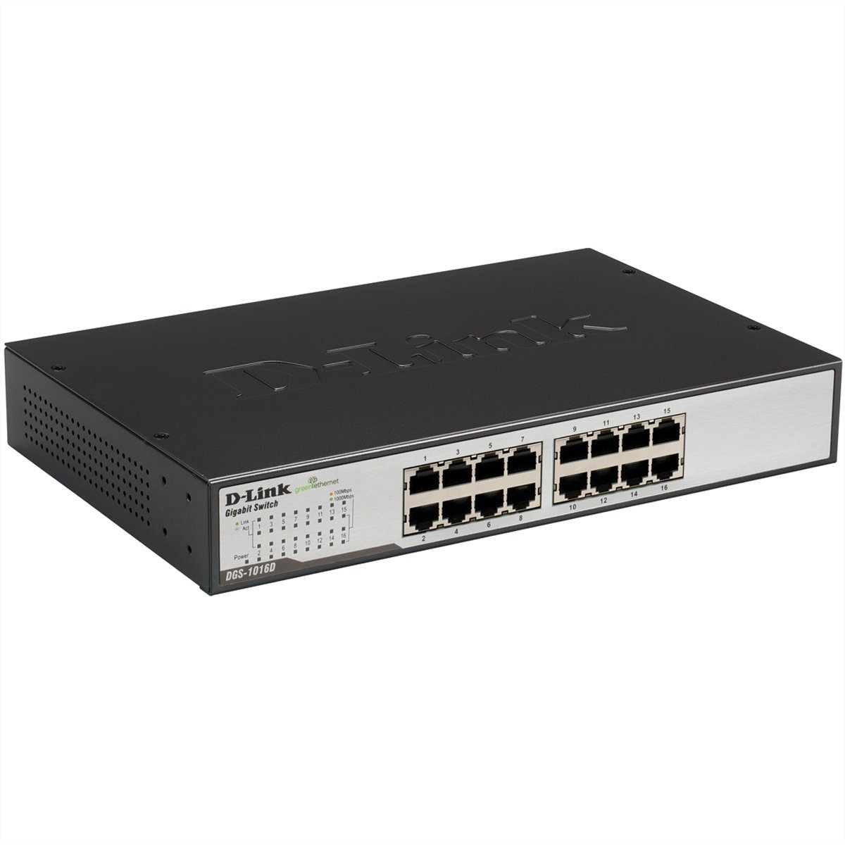 D-Link DGS1016D/E - Netwerkswitch - 16-Poorten - Unmanaged
