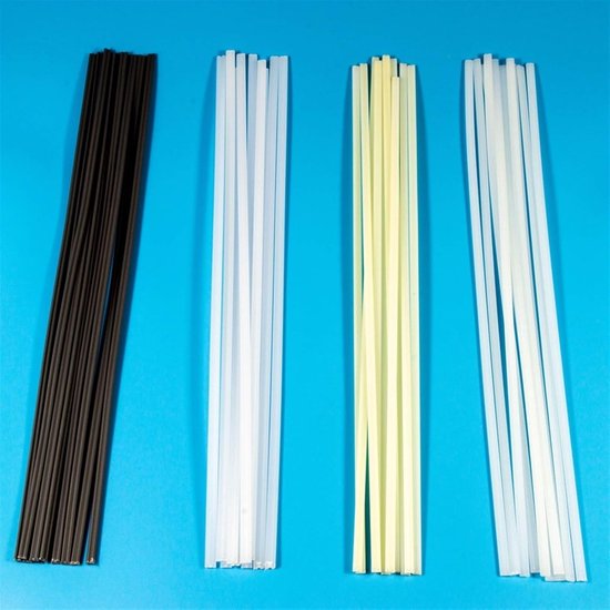 Kunststof lasstaven - Soldeerstokken - Kunststof reparaties - Verschillende materialen - 33 cm - Diverse kleuren — afbeelding 2
