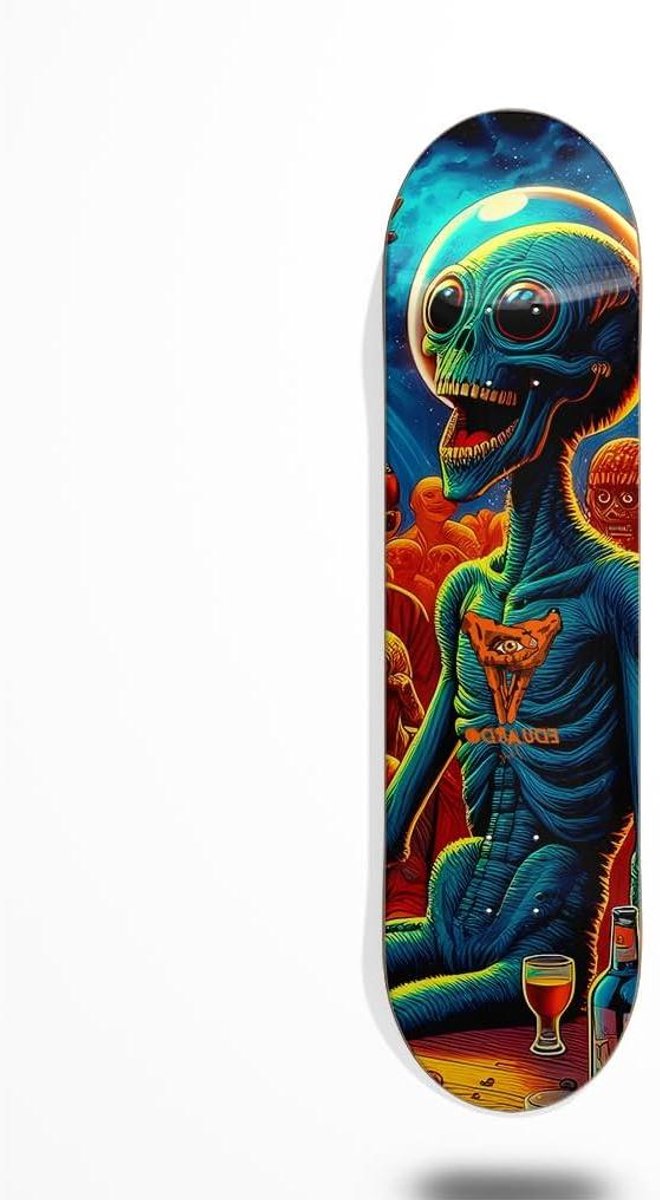 Skateboard Deck Houten Plank Street Skaten Stevig Hout 8.25 Inch Meerkleurig