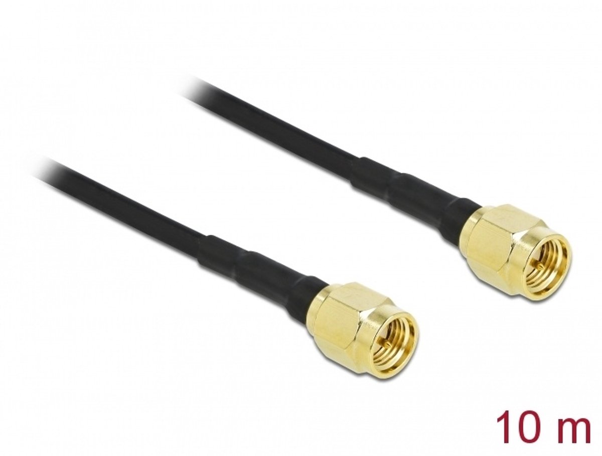 Antennekabel SMA -plug voor SMA -plug LMR/CFD100 10 m laag verlies