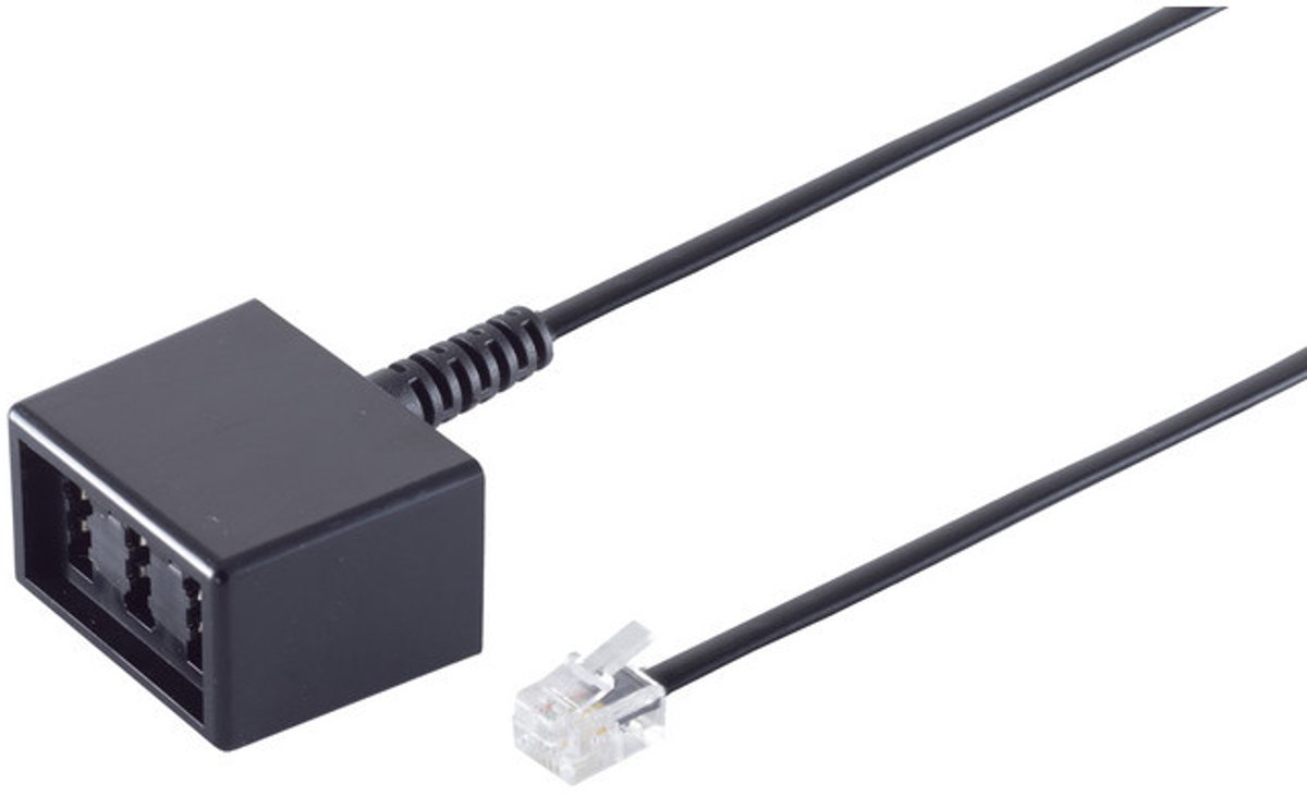 Western-Stecker 8/4 / TAE NFN-Buchse 0,15m