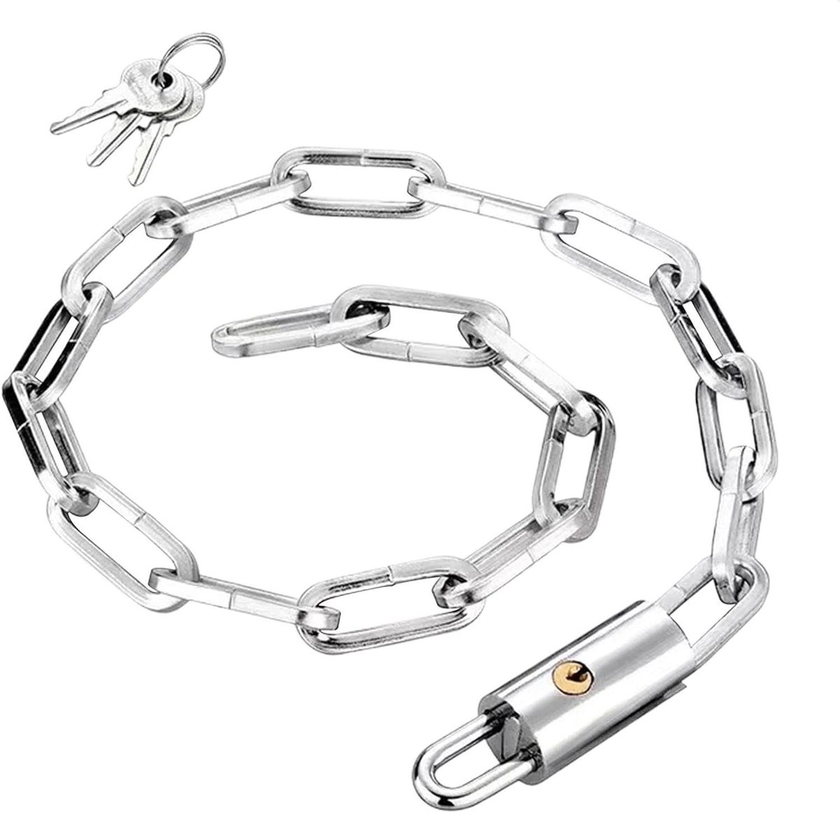 Fietsslot Ketting - Extra Veiligheid - Diefstal Voorkomen - Anti-afschuif functie - 121 cm Lengte - Zwart