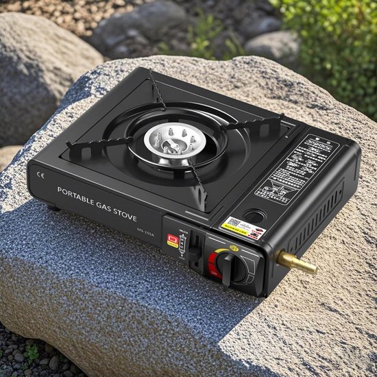 Draagbare Kooktoestel - Camping Fornuis - Outdoor Koken - Windproof Compact Design - 35.5 x 27 x 13 cm — afbeelding 3