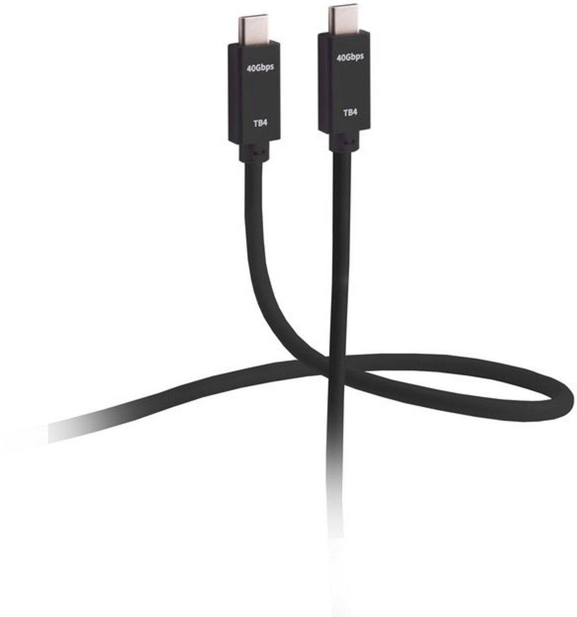 USB-C® Verbindungskabel, Typ-C Stecker auf Typ-C Stecker, TB4, UltraFlex, 1,5m
