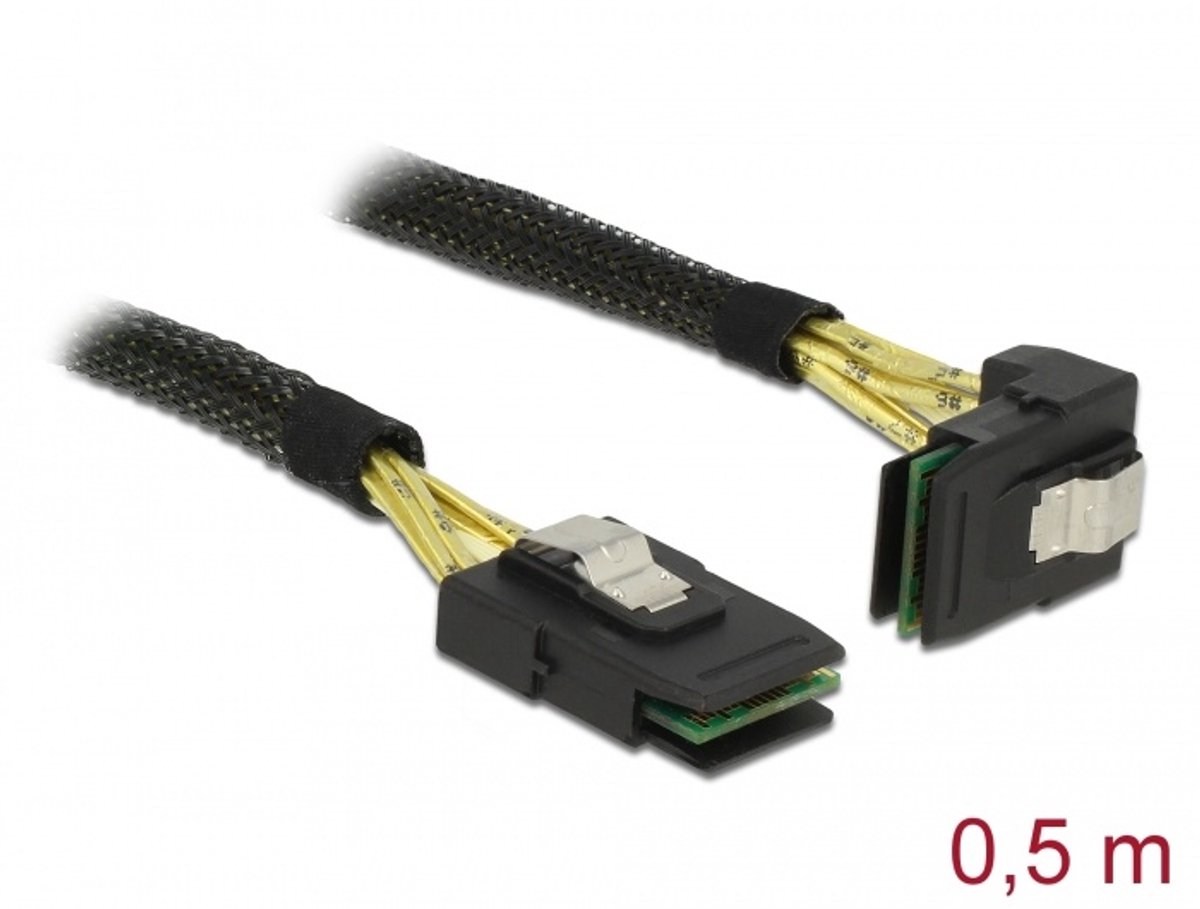 mini SAS SFF-8087 > mini SAS SFF-8087 angled 50cm