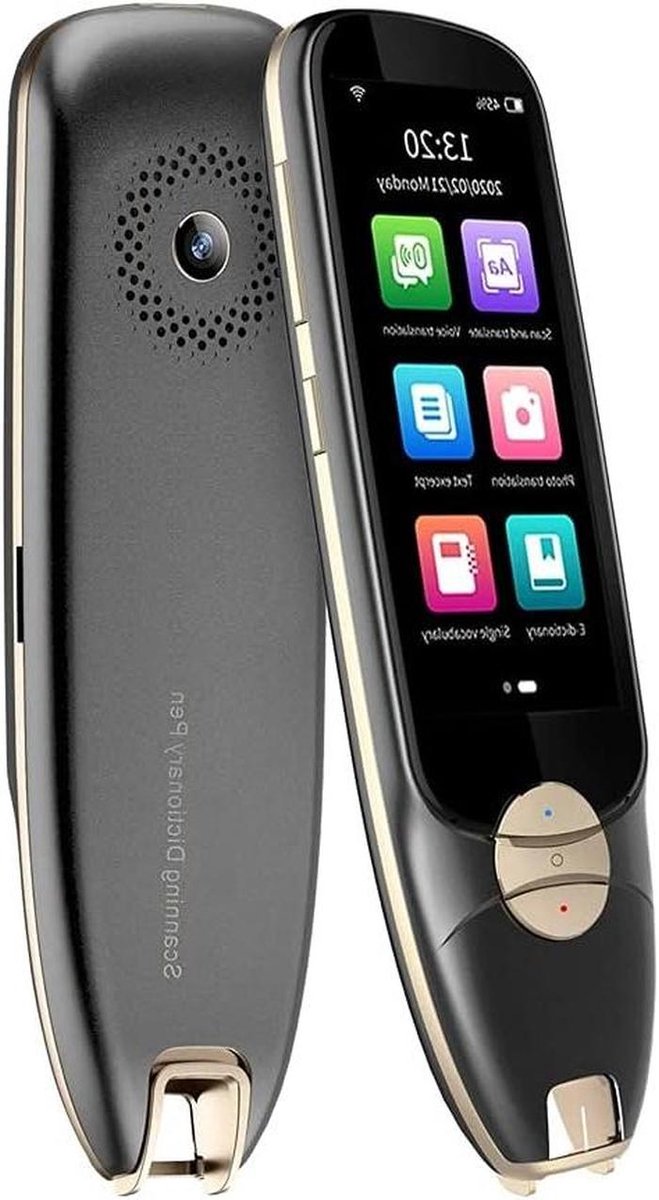 Vertaler Pen Scanner - Tekst Lezer - Taal Leren - 116 Talen Vertaling - 15 cm - Zwart