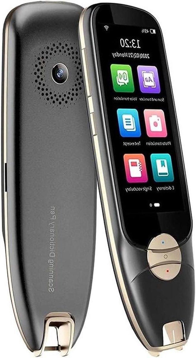 Vertaler Pen Scanner - Tekst Lezer - Talen Leren - 116 Talen Vertaling - Offline Vertaling - Zwart
