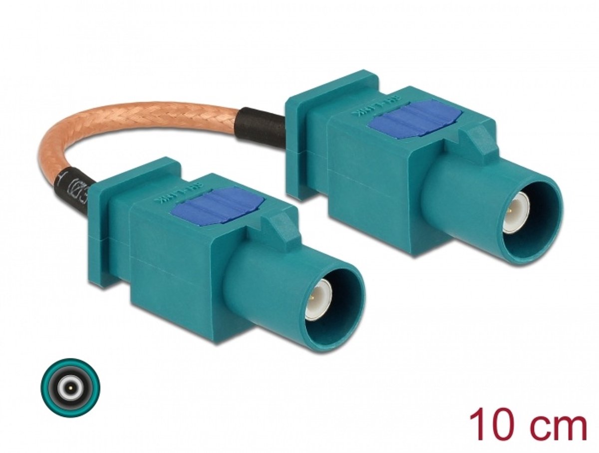 Antennekabel fakra z plug> fakra z plug rg-316 10 cm