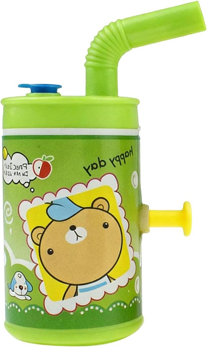 Kinderspuit Flesvorm - Waterpistool Speelgoed - Buiten Spelen - Realistische Straal - 6 x 6 x 11 cm - N.v.t.