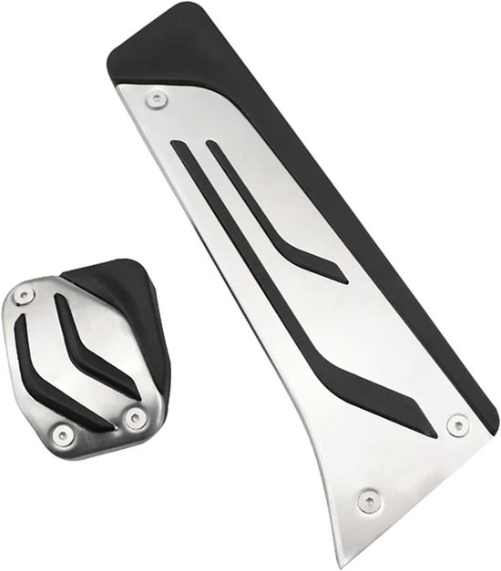 Pedaalhoezen Set - Auto Pedalen - Verbeter Rijcomfort - Antislip Ontwerp - Niet Gespecificeerd - Zilver — afbeelding 4