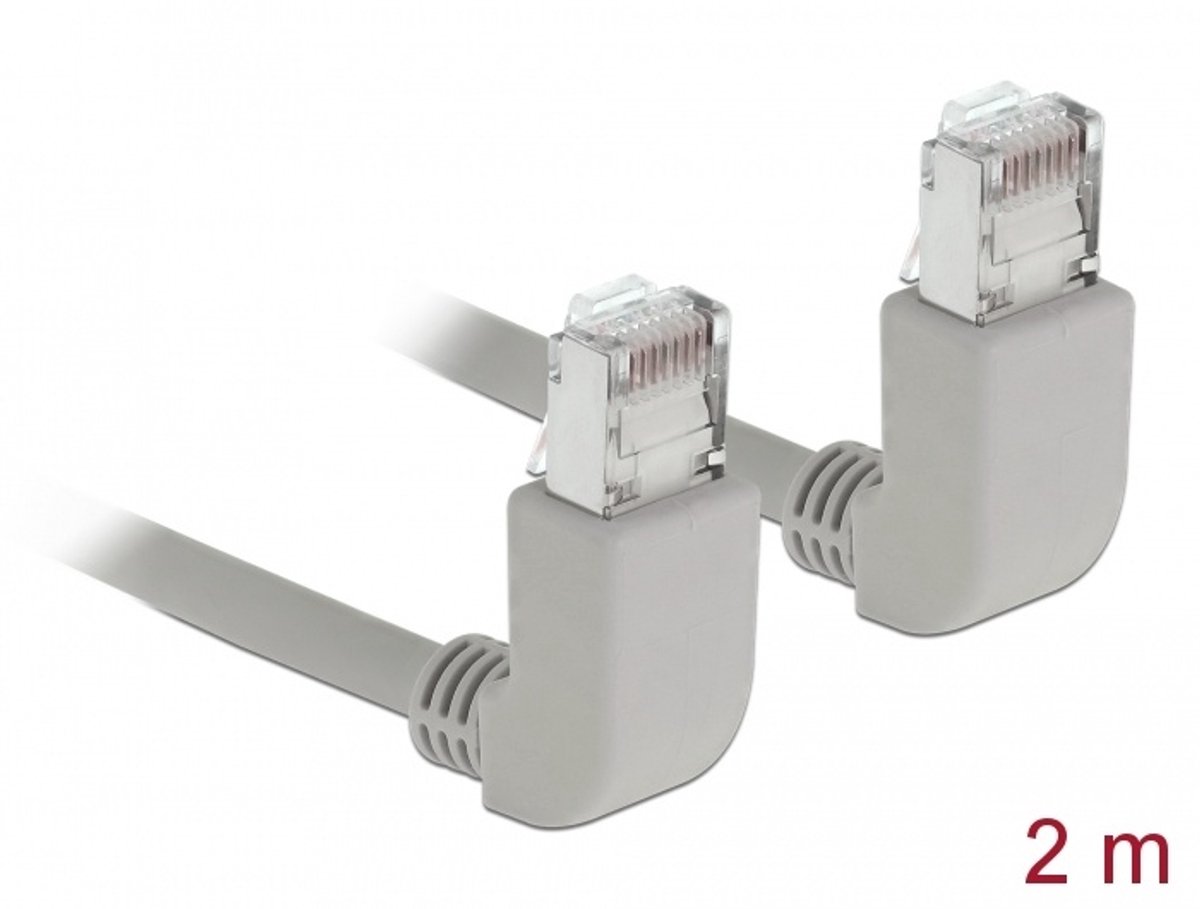 Kabel RJ45 CAT.5E SF / UTP omhoog / omhoog schuine schuine 2 m