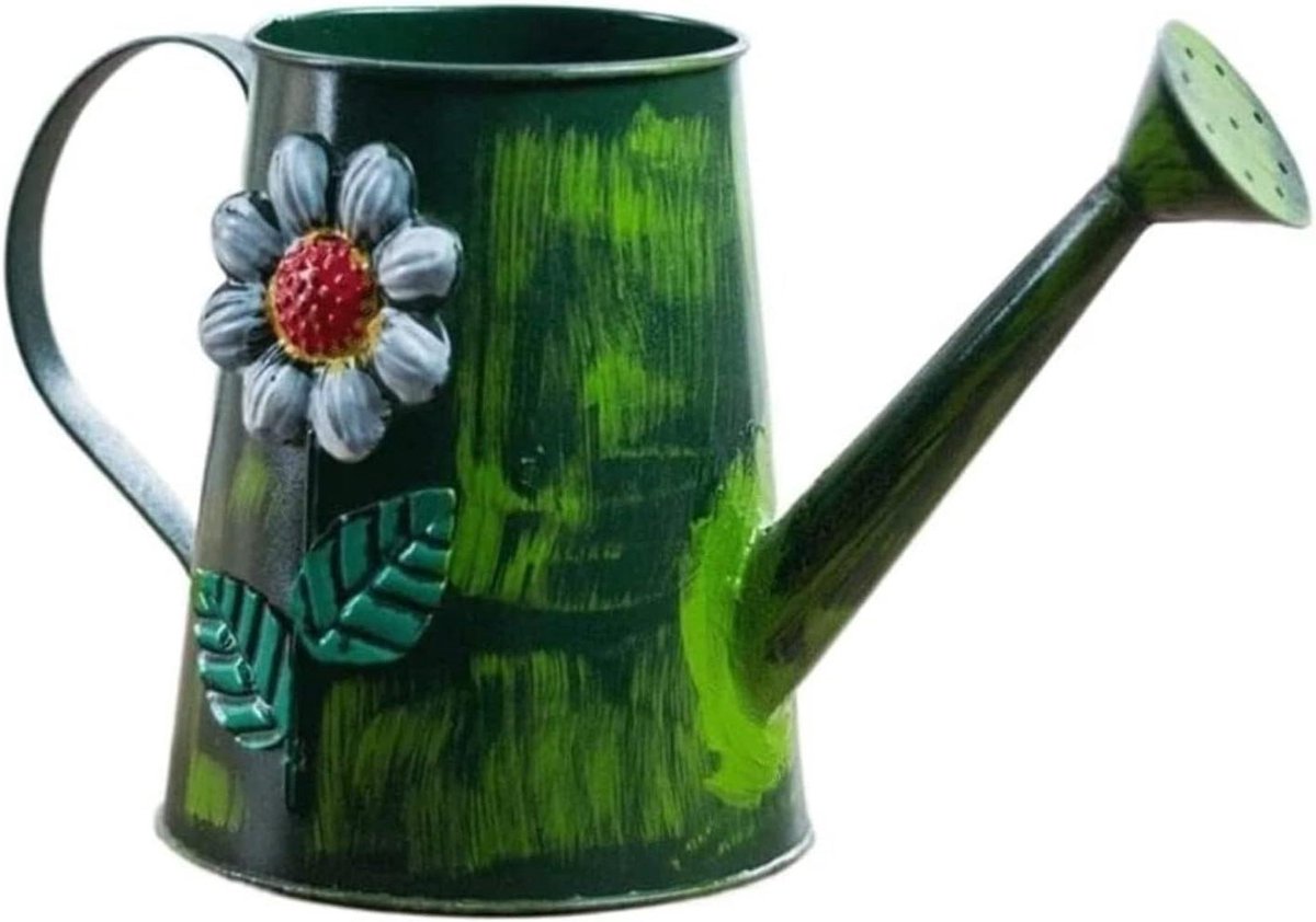 Gieter Vintage - Waterkruik Planten - Planten Water Geven - Comfortabele Handgreep - 2 Liter - Rosa