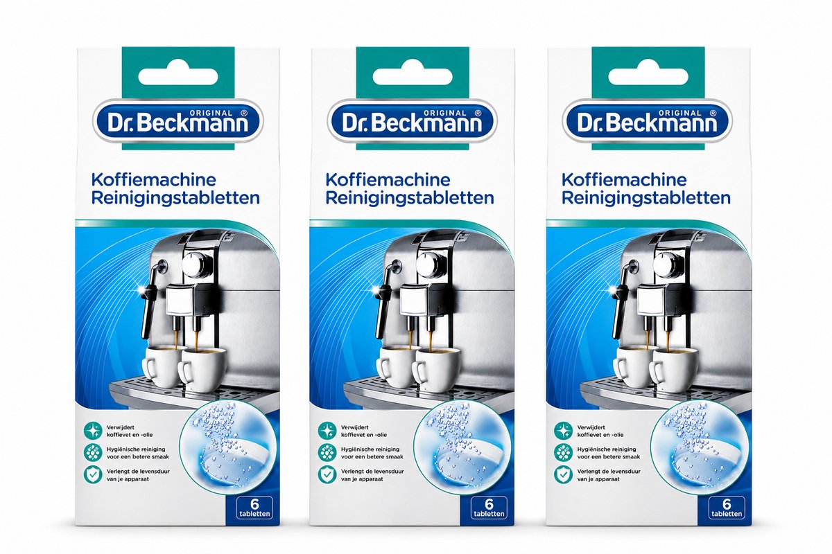 Dr. Beckmann Reinigingstabletten voor Koffiemachines - 3 Pack