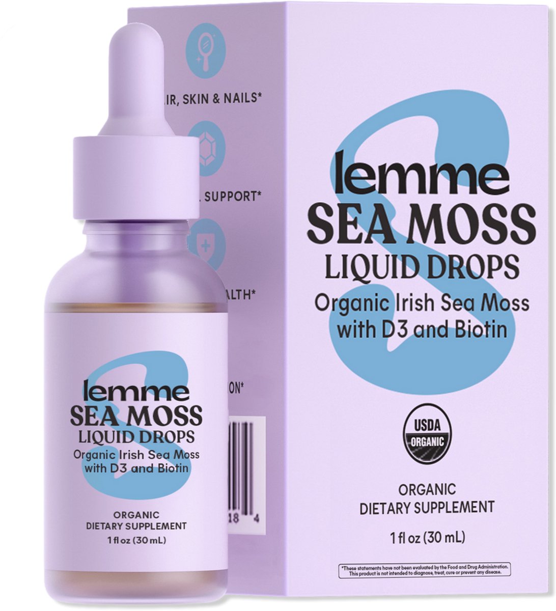 Lemme Sea Moss Tincture – Dagelijkse Support
