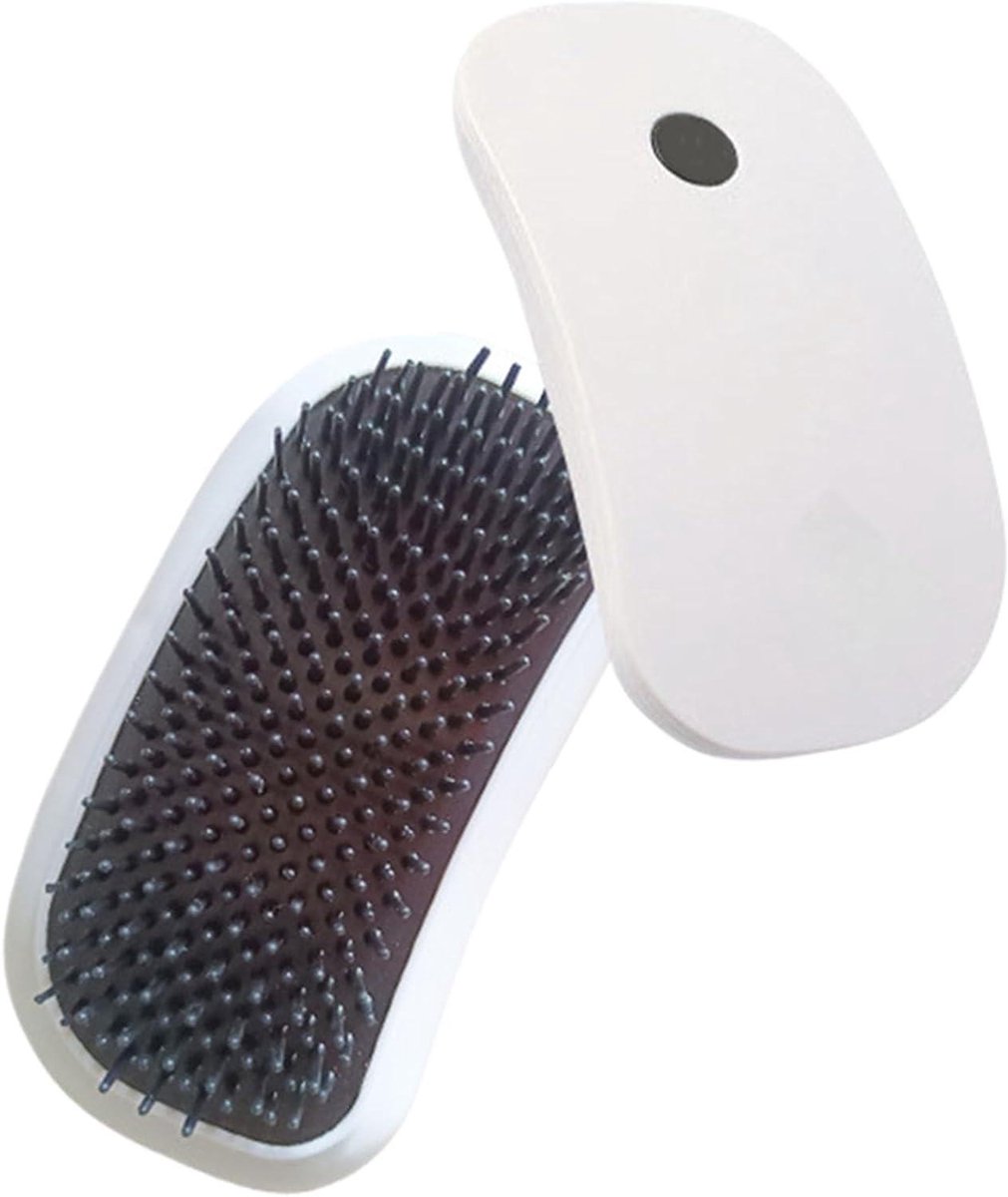 Elektrisch Hoofdmassageapparaat - Hoofdmassageborstel Vibratie - Stressverlichting Ontspanning - Multifunctioneel Kamontwerp - 8 x 4 x 12.5 cm - Wit