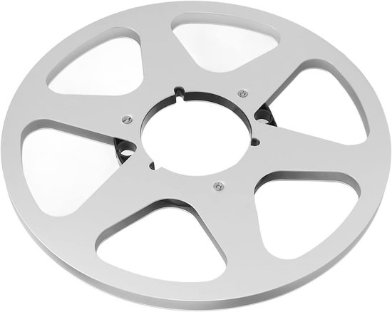Dailygoods- Takeup Reel 10 Inch - Lege Tape Haspel - Aluminium NAB-Flens - Hoge Prestaties - Geschikt voor 1/4 Inch Tapes - Extra Sterkte - Tapehaspel van Dailygoods — afbeelding 4