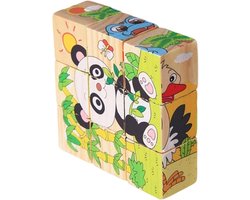 Houten Kubus Puzzel – Educatieve Puzzel – Cognitieve Ontwikkeling – Afgeronde Randen – 15 x 13 cm – Zwart Wit Houten Kubus Puzzel – Educatieve Puzzel – Cognitieve Ontwikkeling – Afgeronde Randen – 15 x 13 cm – Zwart Wit