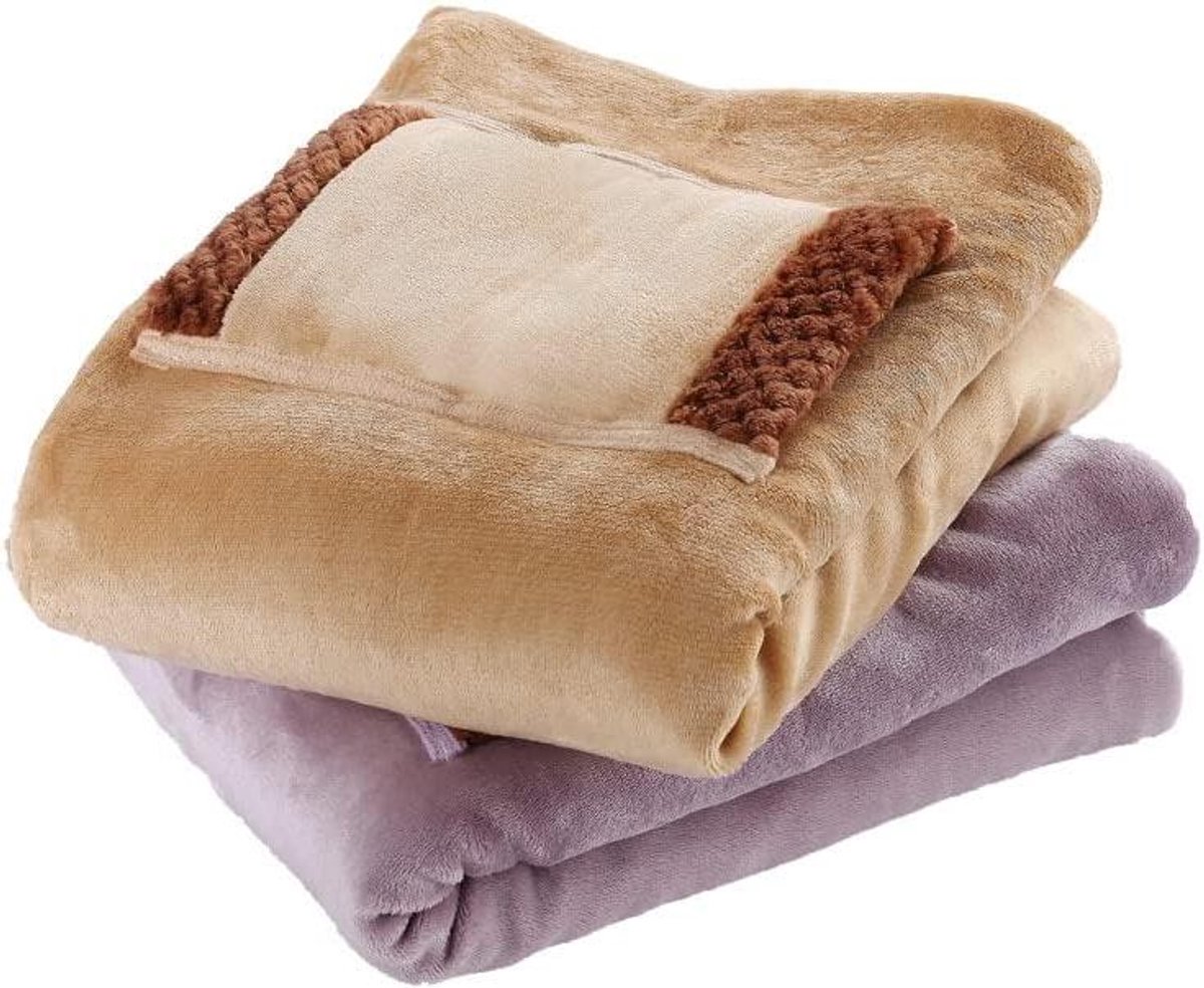 Elektrische Deken - Verwarmingsmat - Warmte en Comfort - Oververhitting Bescherming - 60x80cm - Camel