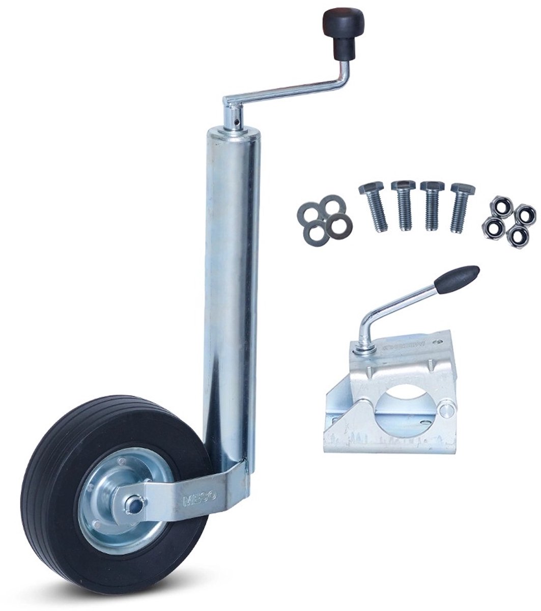 MESO Neuswiel set - Breedte 60 mm - Stalen velg - Voor aanhangwagen of caravan - Mover