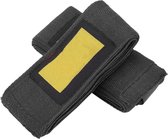 Boksen Handwraps - Katoenen Bandage - Vechtsport Training - Ademend Zweetabsorberend - 2.5 Meter - Zwart