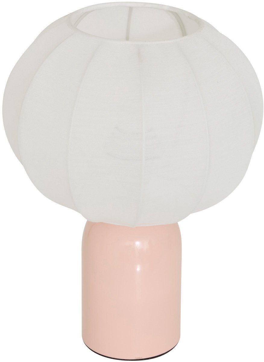 Atmosphera Tobie Tafellamp - Ø25xH33cm - Roze