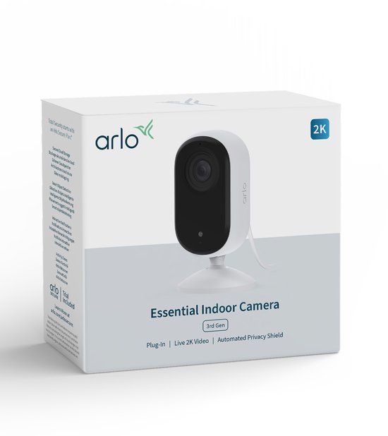Arlo Essential3 2K beveiligingscamera voor binnen - 1 IP-Camera van Merkloos — afbeelding 2