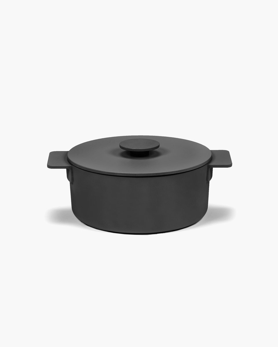 Serax Surface by Sergio Herman - Braadpan - Gietijzer - 3L - Ø 23cm - Zwart