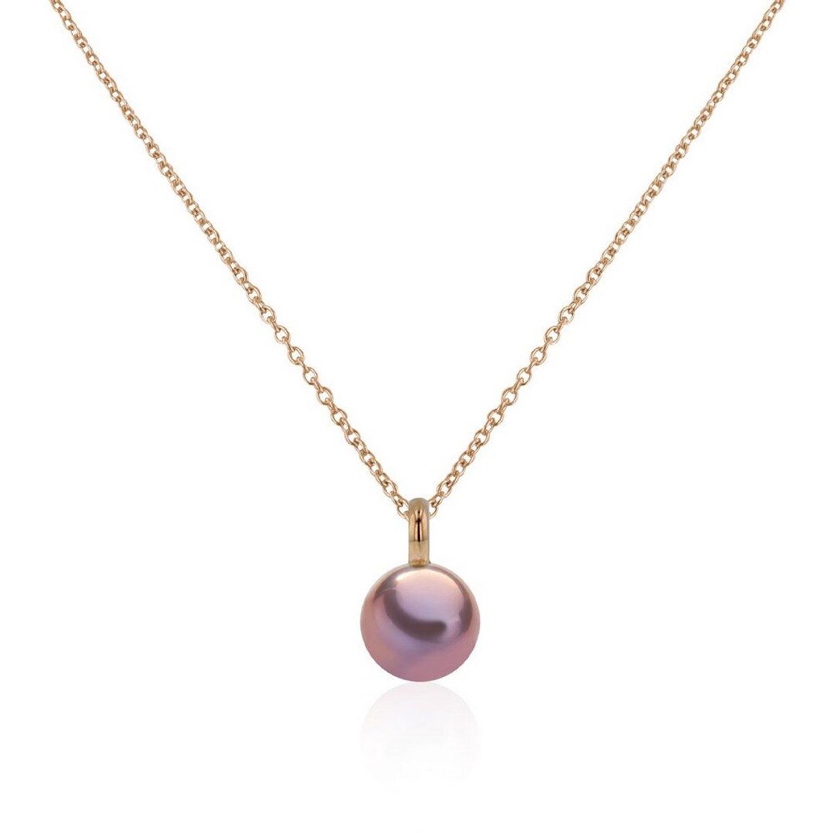 Luna-Pearls - 216.0936 - Ketting - 585/-Geel goud met Zoetwater gekweekte parel